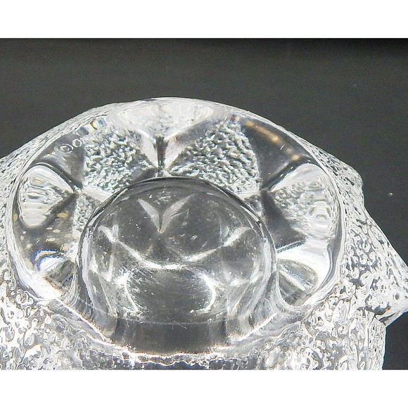 Orrefors Sweden Firefly Nimbus Artichoke Crystal Candle Holder - Picture 9 of 16